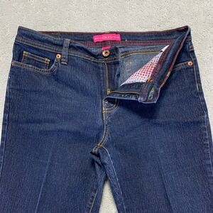 GLO Jeans Womens Size 11 Junior Dark Wash Bootcut Flare Denim Pants Mid Rise Y2k